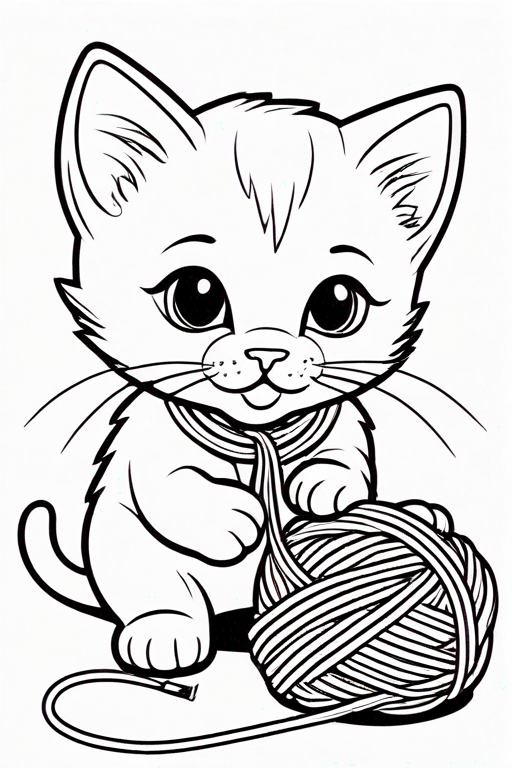 cat coloring pages printable
