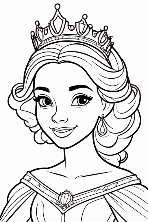 princess coloring pages printable