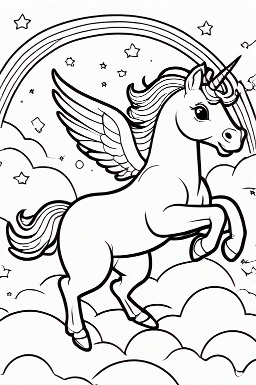 unicorn coloring pages printable